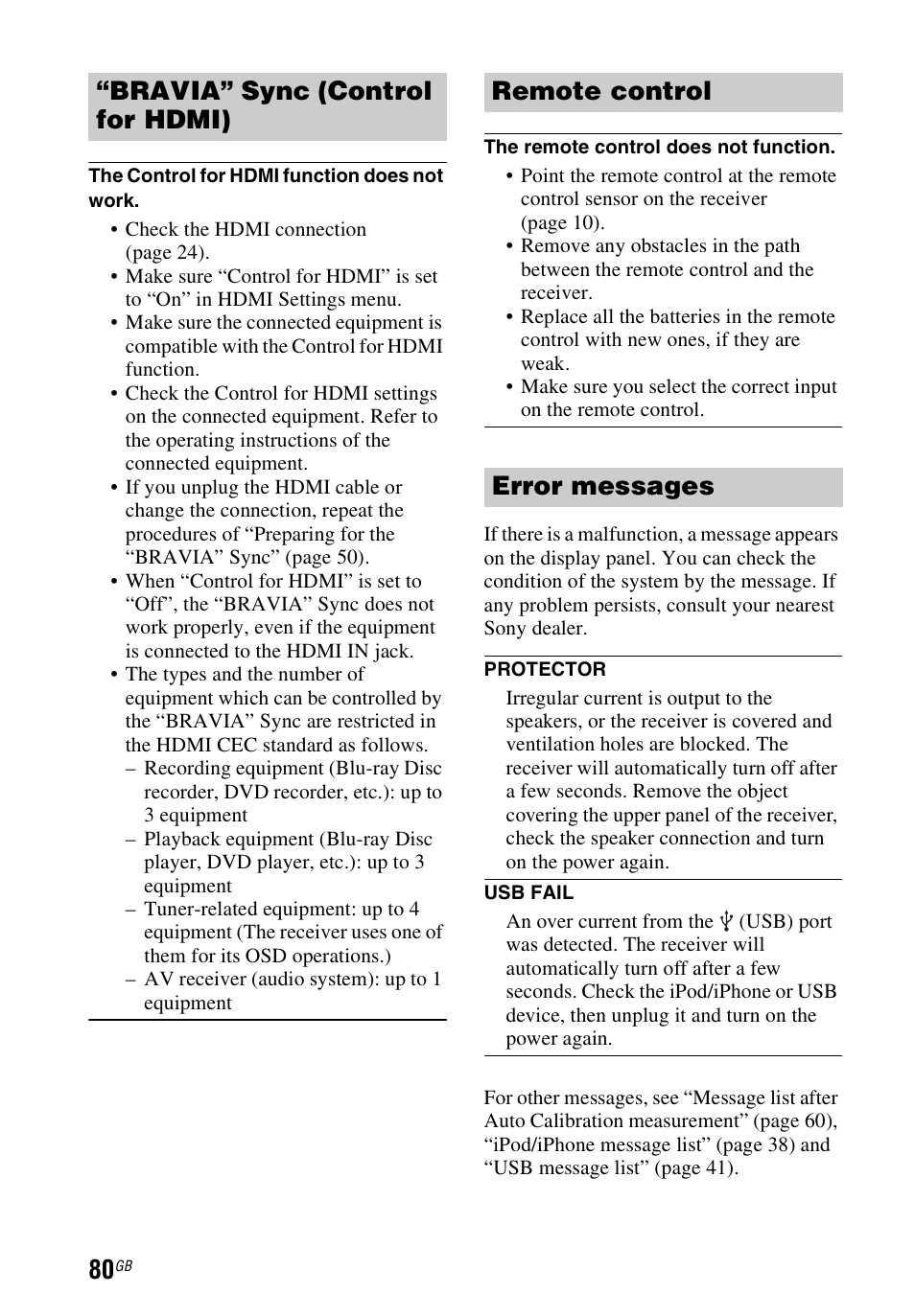 Sony STR-DH740 User Manual | Page 80 / 88