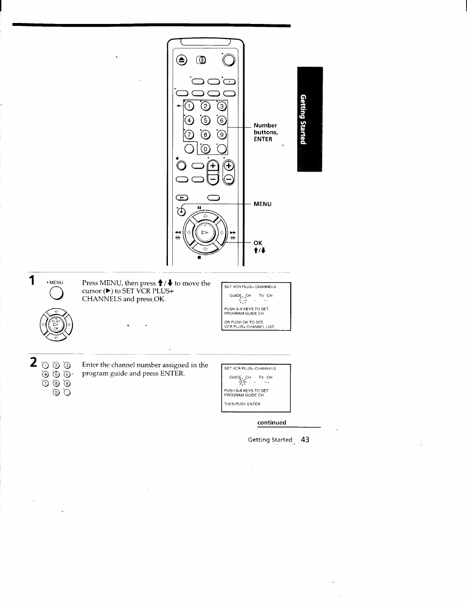Continued | Sony SLV-688HF User Manual | Page 43 / 79