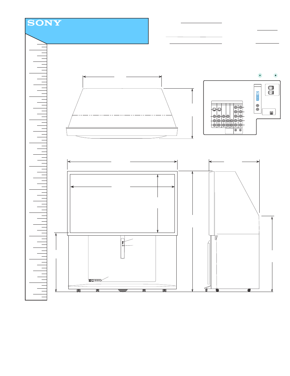 Sony KDP-65WS550 User Manual | 1 page