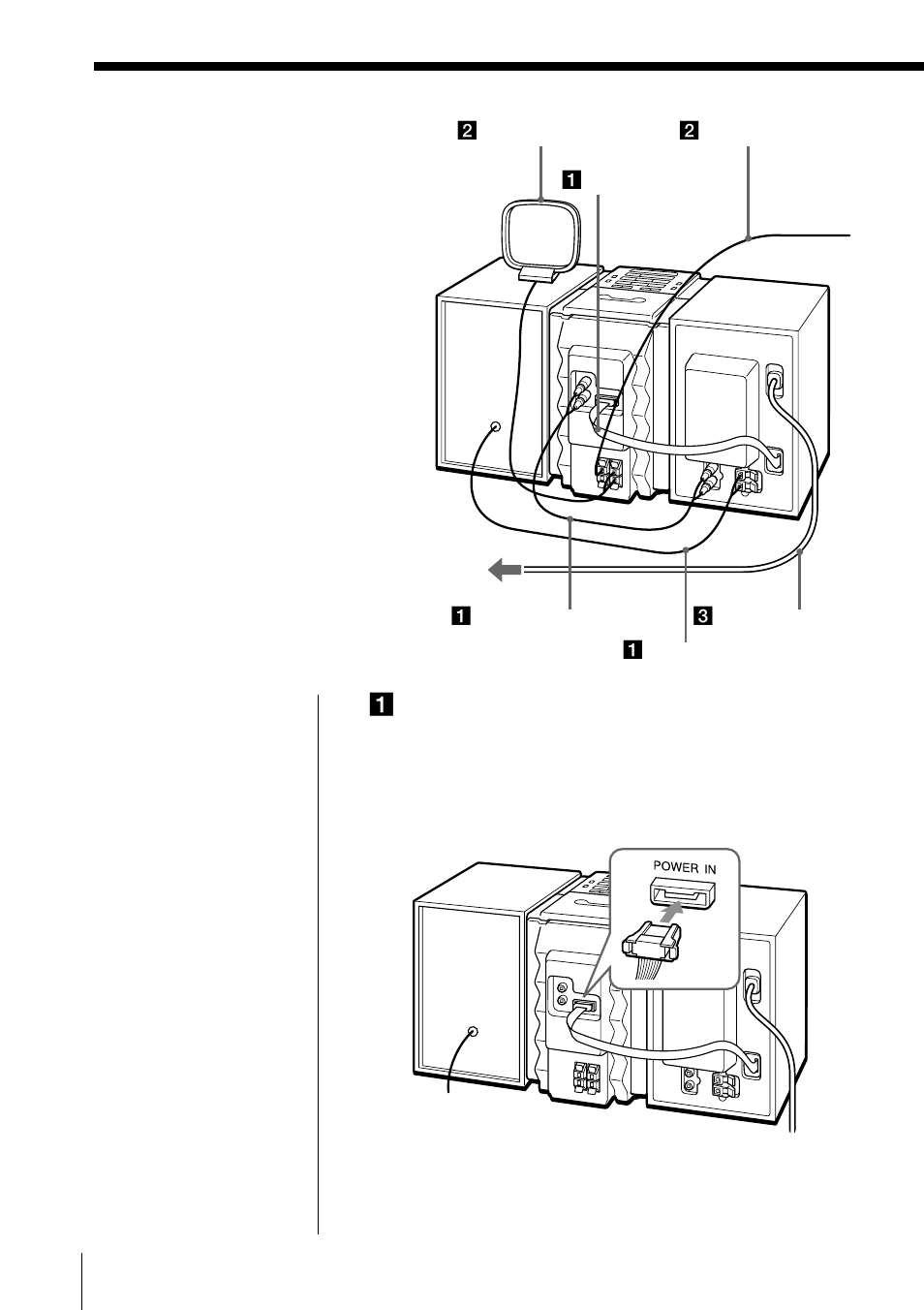 Setting up, Hooking up the system | Sony PMC-DR45 User Manual | Page 32 / 48