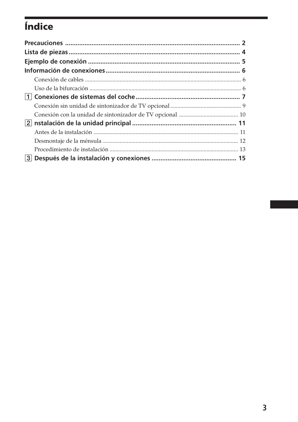 Índice | Sony XAV-A1 User Manual | Page 31 / 44