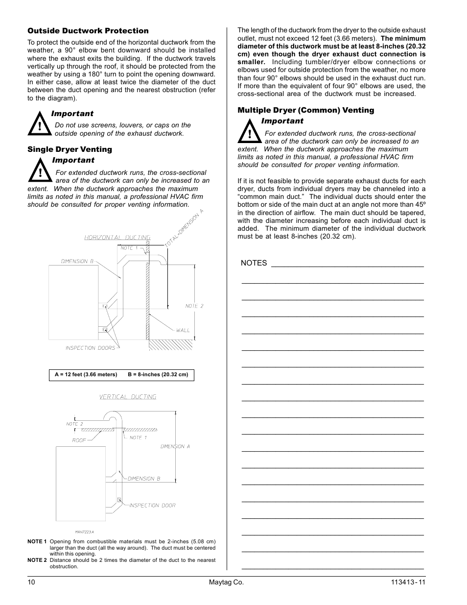 American Dryer Corp. MLG33 User Manual | Page 10 / 22