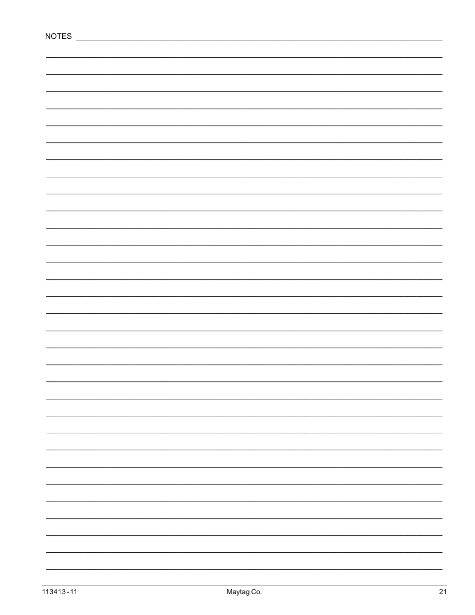 American Dryer Corp. MLG33 User Manual | Page 21 / 22