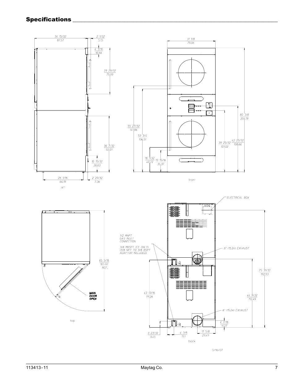 American Dryer Corp. MLG33 User Manual | Page 7 / 22