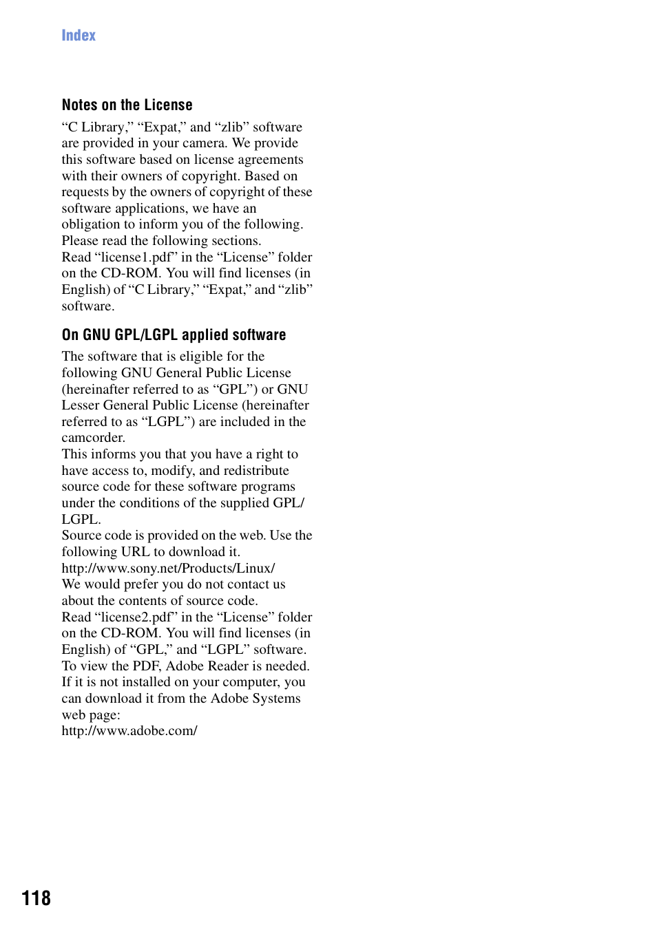 Sony DSC-T100 User Manual | Page 118 / 119