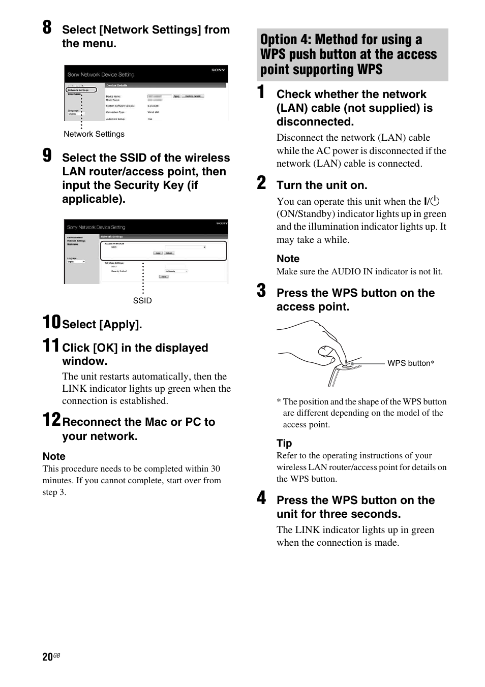 Sony SA-NS500 User Manual | Page 20 / 60