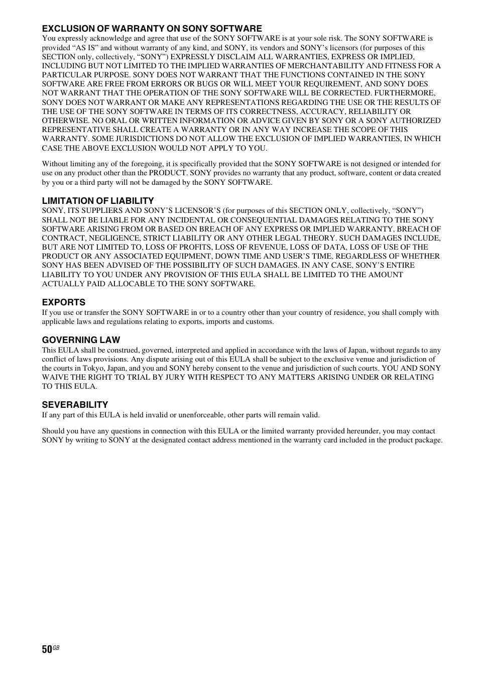 Sony SA-NS500 User Manual | Page 50 / 60