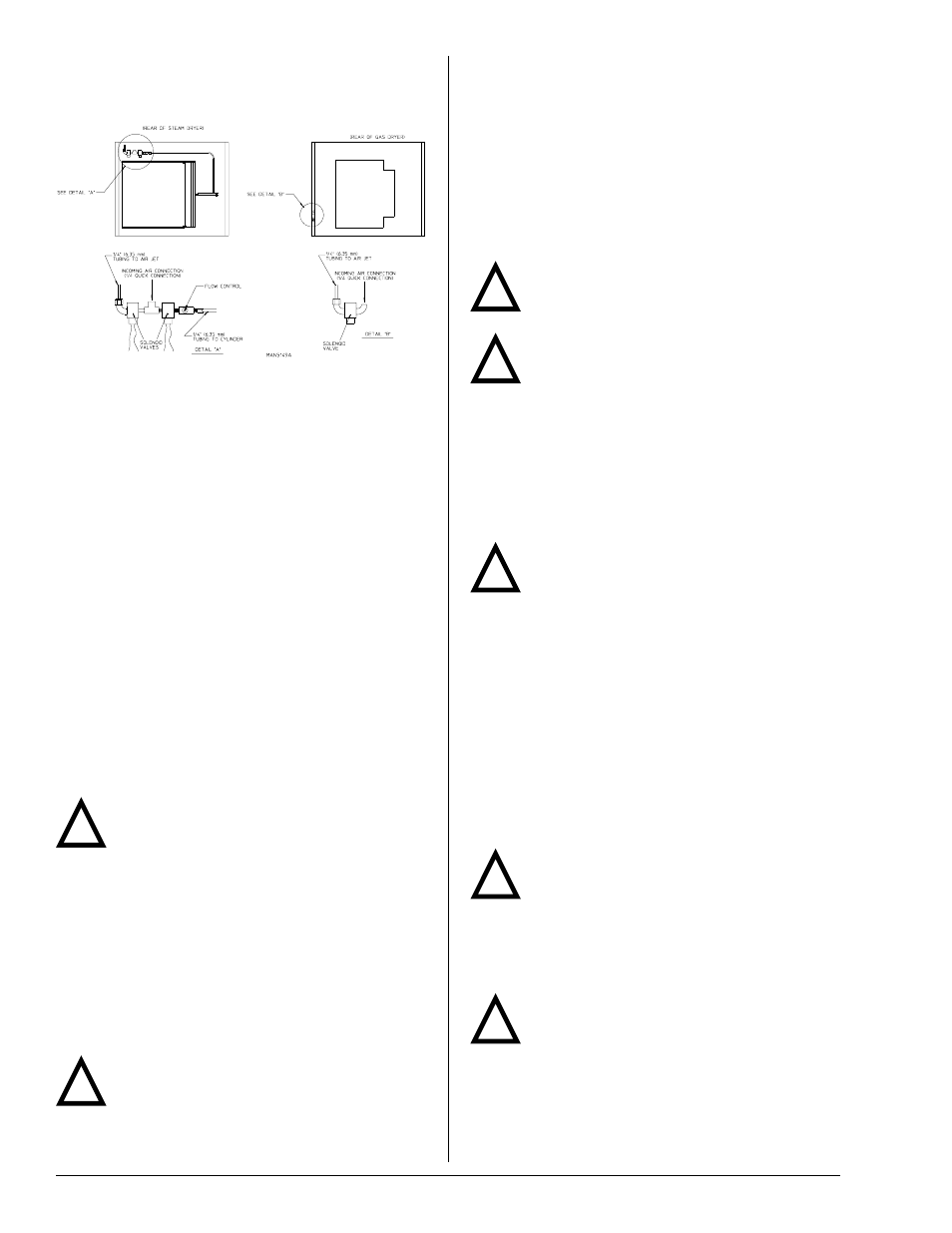 Shutdown instructions, Service/parts information, Service | Parts, Warranty information, Returning warranty cards, Warranty, Routine maintenance | American Dryer Corp. Phase 7 / OPL ensor Activated Fire Extinguishing System D120 User Manual | Page 18 / 24