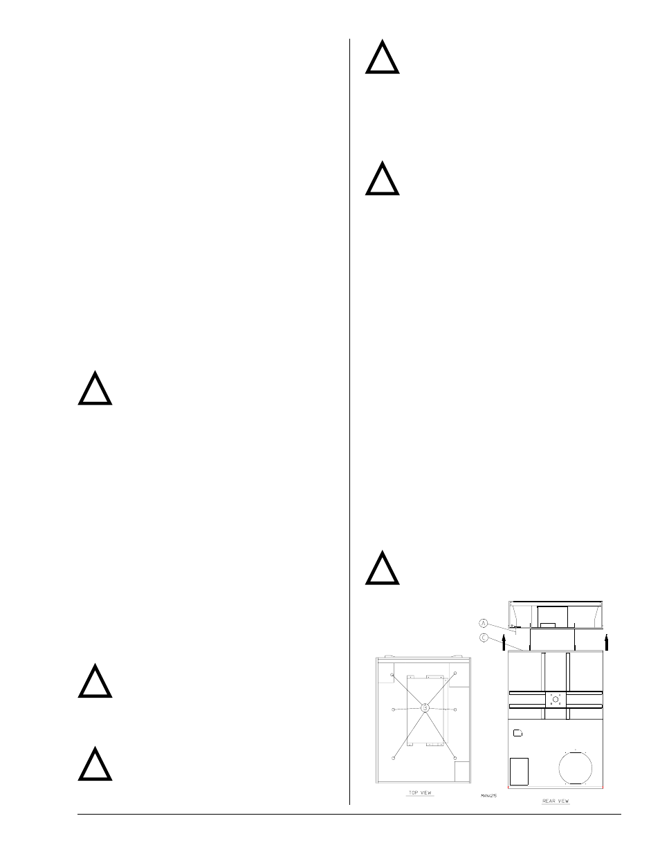 Installation procedures, Location requirements, Unpacking/setting up | American Dryer Corp. Phase 7 / OPL ensor Activated Fire Extinguishing System D120 User Manual | Page 7 / 24