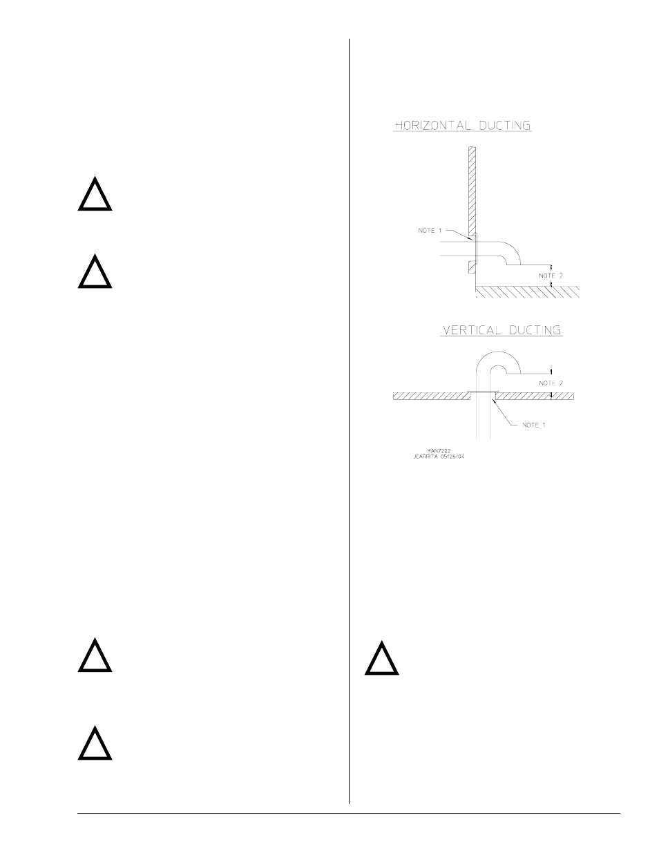 Exhaust requirements | American Dryer Corp. Phase 7 / OPL ensor Activated Fire Extinguishing System D120 User Manual | Page 9 / 24