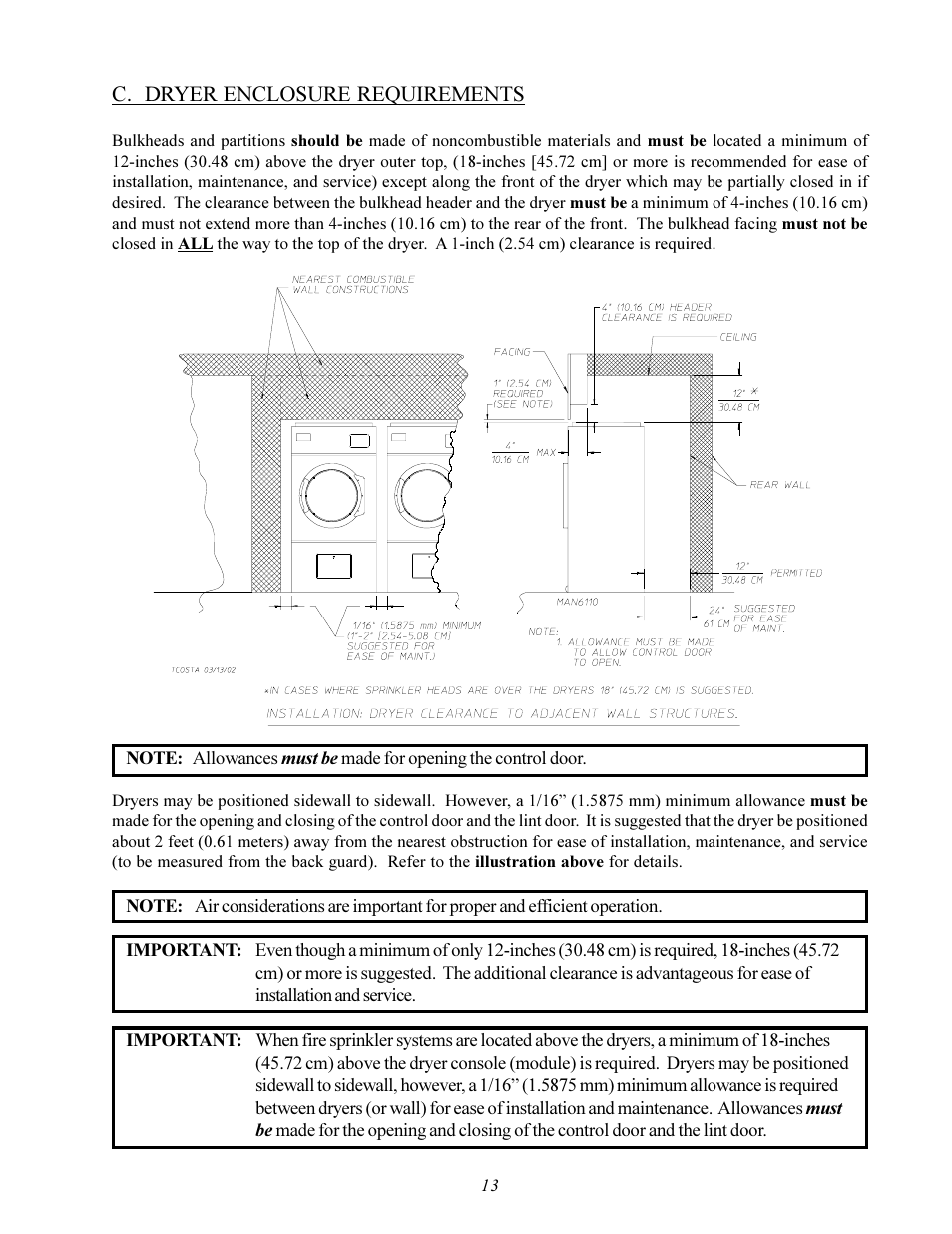 American Dryer Corp. Gas HSI - Phase 7/FSS AD-78 III User Manual | Page 17 / 48