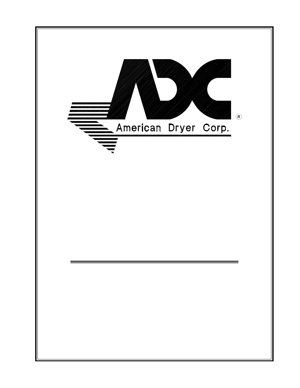 American Dryer Corp. 24 VAC Phase 5 AD-320 User Manual | 52 pages