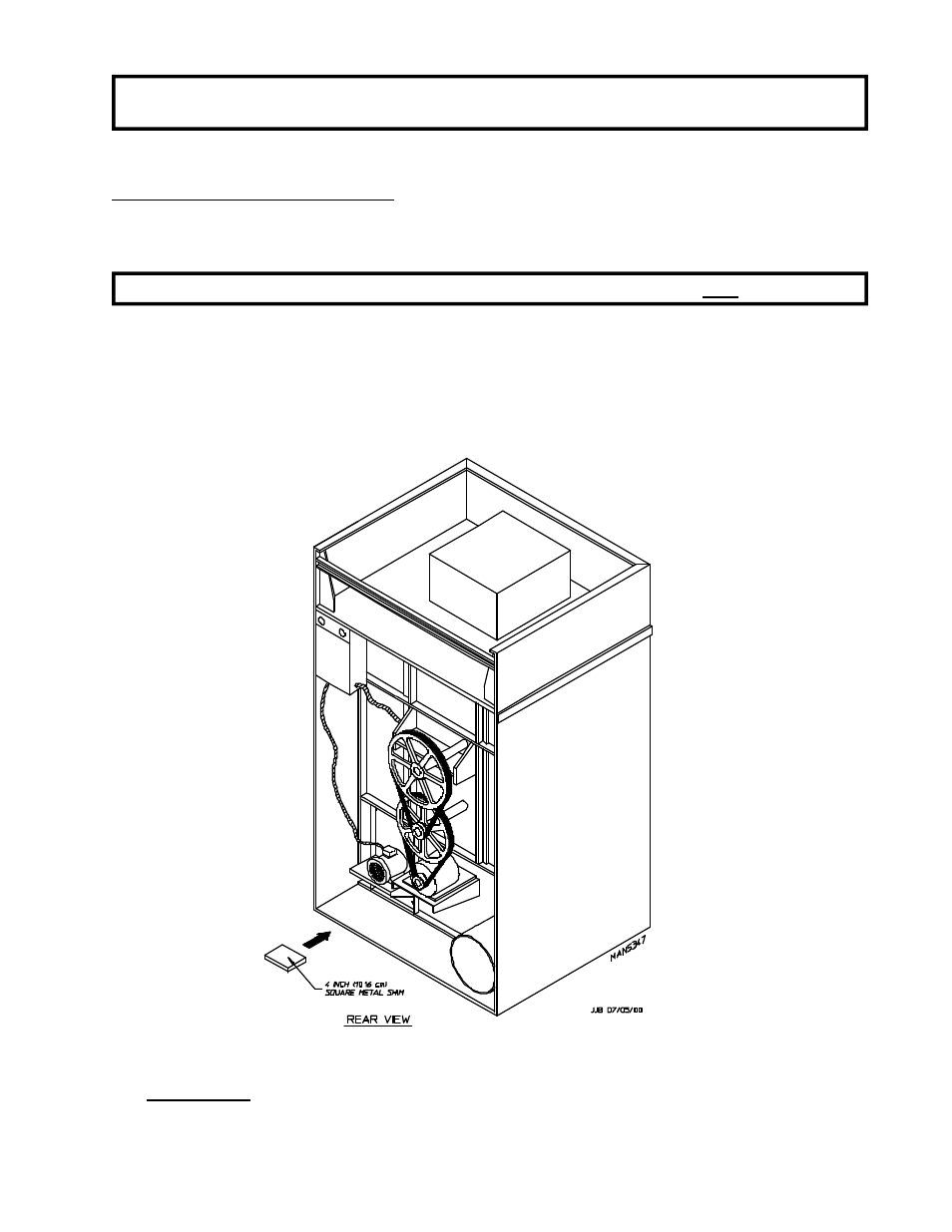 B. unpacking/setting up | American Dryer Corp. Extended Side Panel AD-120ES II User Manual | Page 15 / 70