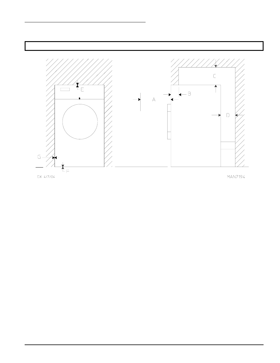 C. dryer enclosure requirements | American Dryer Corp. ML-170 User Manual | Page 11 / 44
