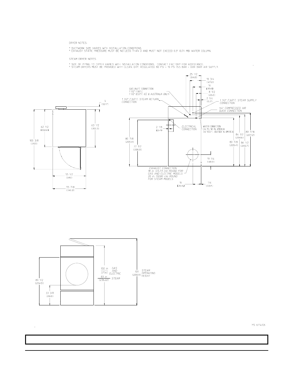 Specifications | American Dryer Corp. ML-170 User Manual | Page 7 / 44