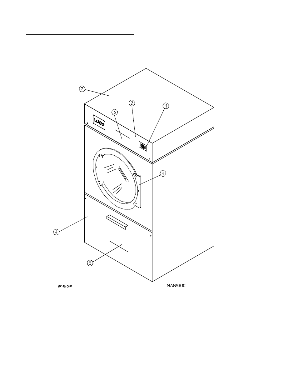 B. component identification | American Dryer Corp. ML-130 II User Manual | Page 12 / 59
