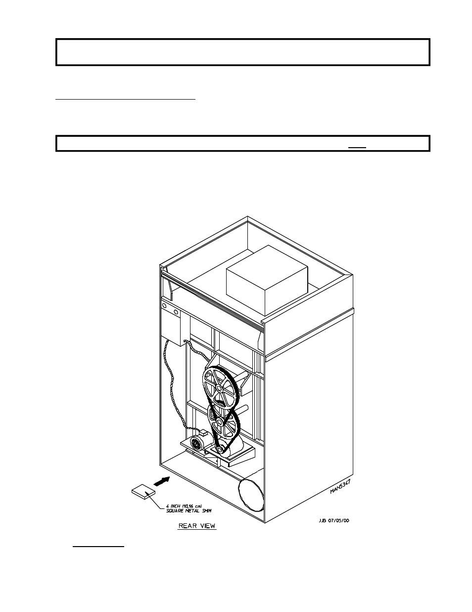 B. unpacking/setting up | American Dryer Corp. ML-130 II User Manual | Page 15 / 59