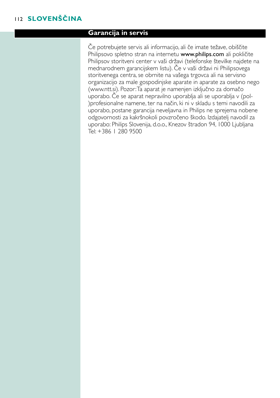 Philips GC4250 User Manual | Page 112 / 132