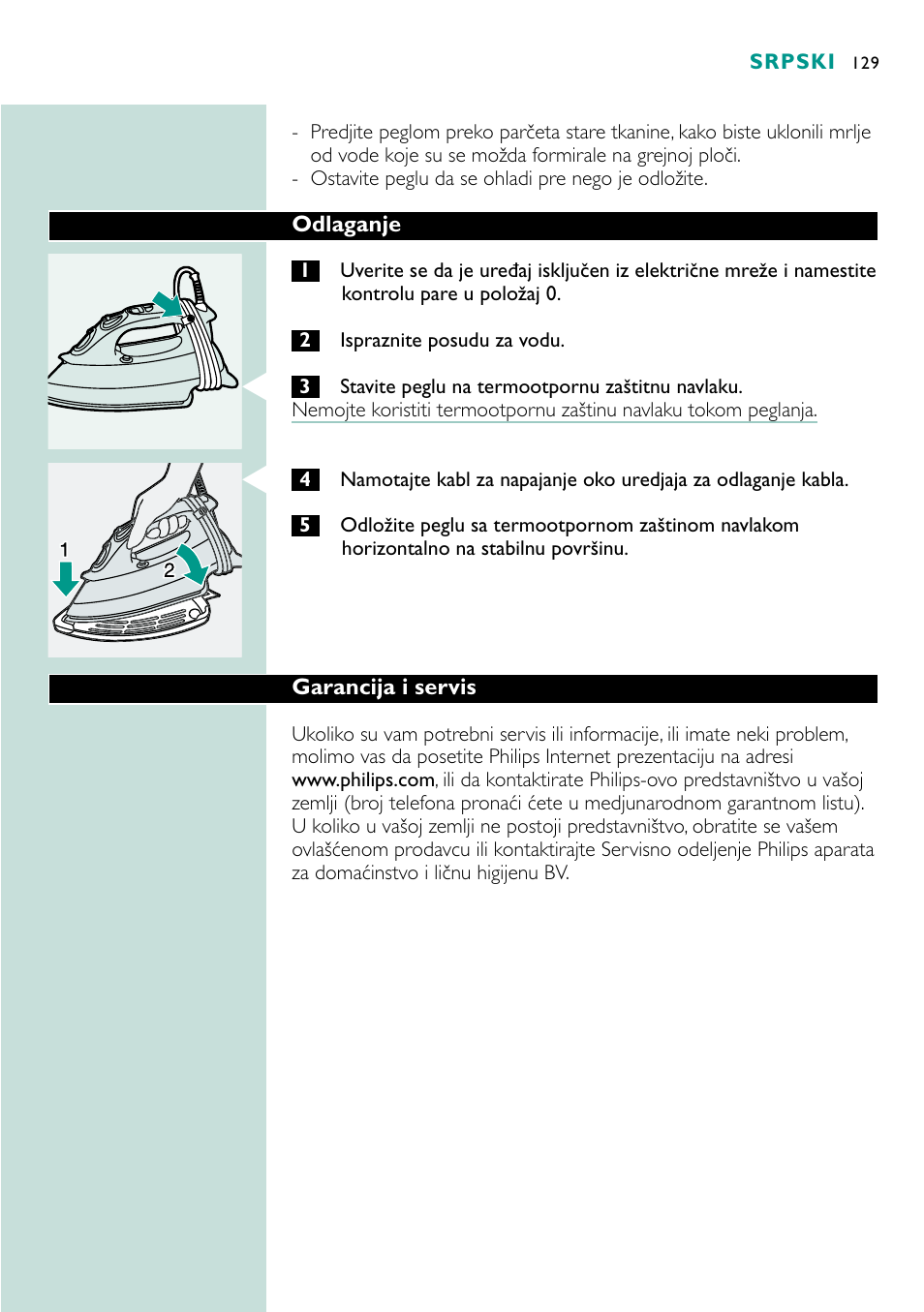Philips GC4250 User Manual | Page 129 / 132