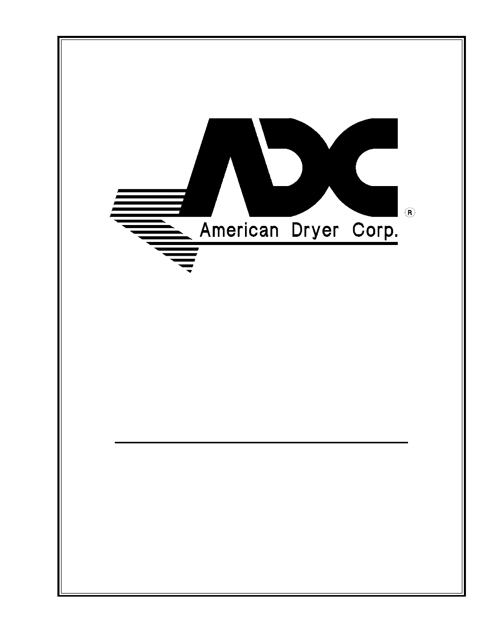 American Dryer Corp. HB76 User Manual | 22 pages