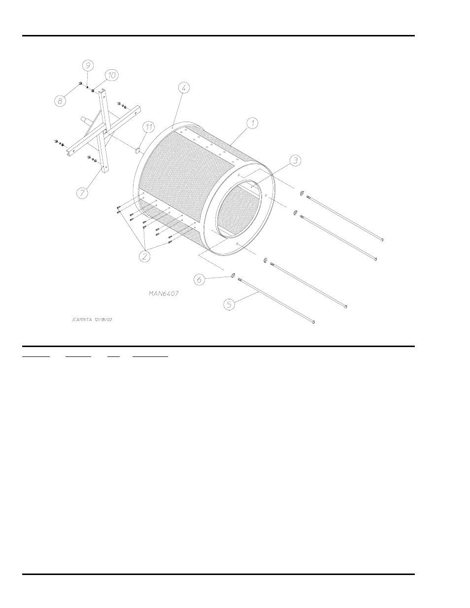 Ad-30v tumbler / support assemblies | American Dryer Corp. AD-30V User Manual | Page 24 / 76