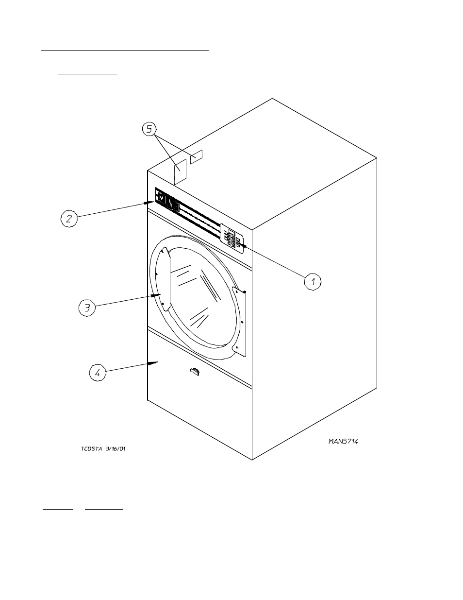 B. component identification | American Dryer Corp. ML-75DII User Manual | Page 12 / 58