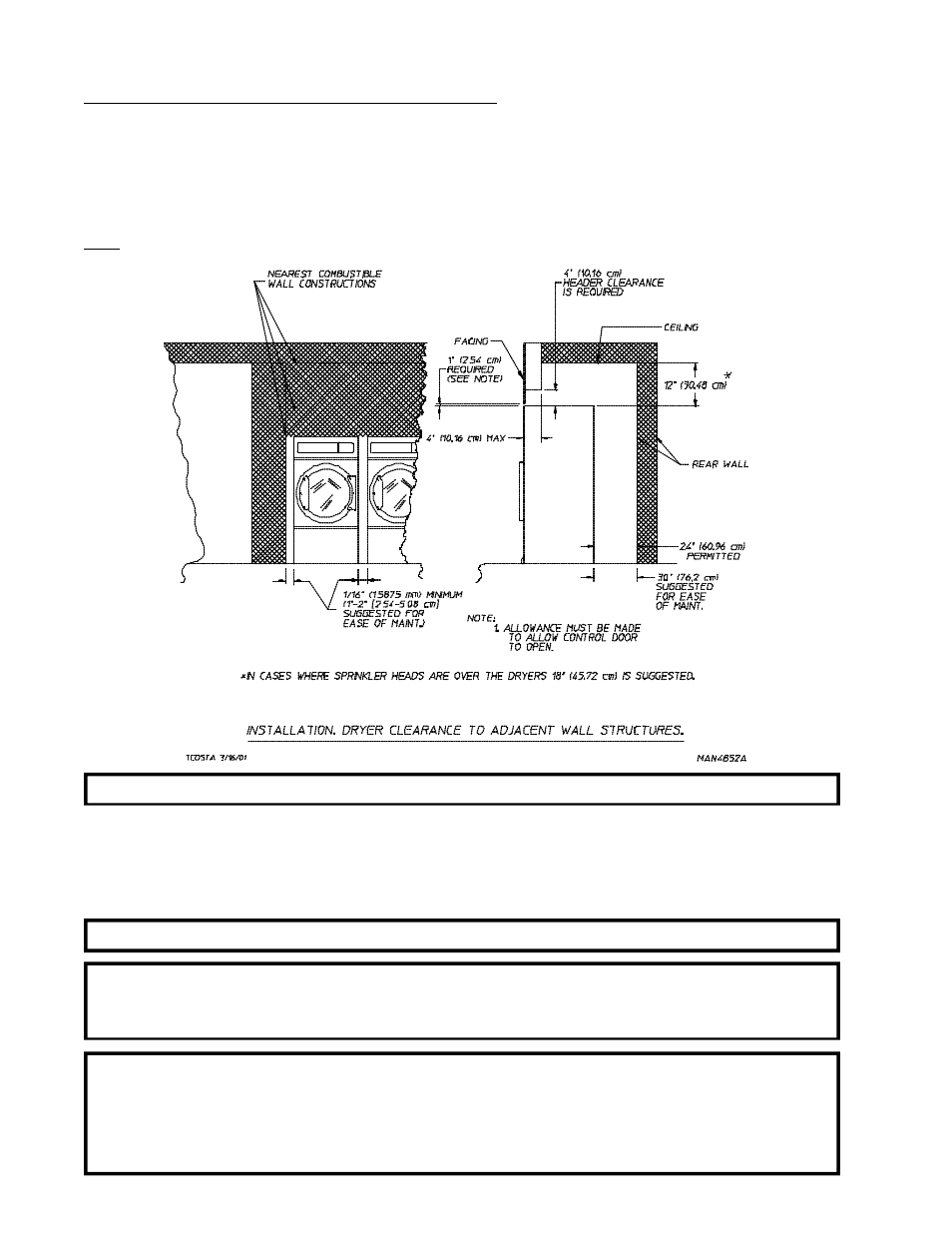 C. dryer enclosure requirements | American Dryer Corp. ML-75DII User Manual | Page 16 / 58