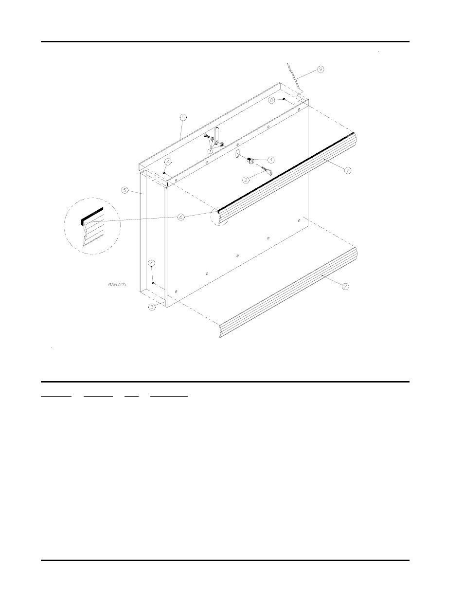 Drop lint door assembly | American Dryer Corp. WDA-385 User Manual | Page 12 / 33