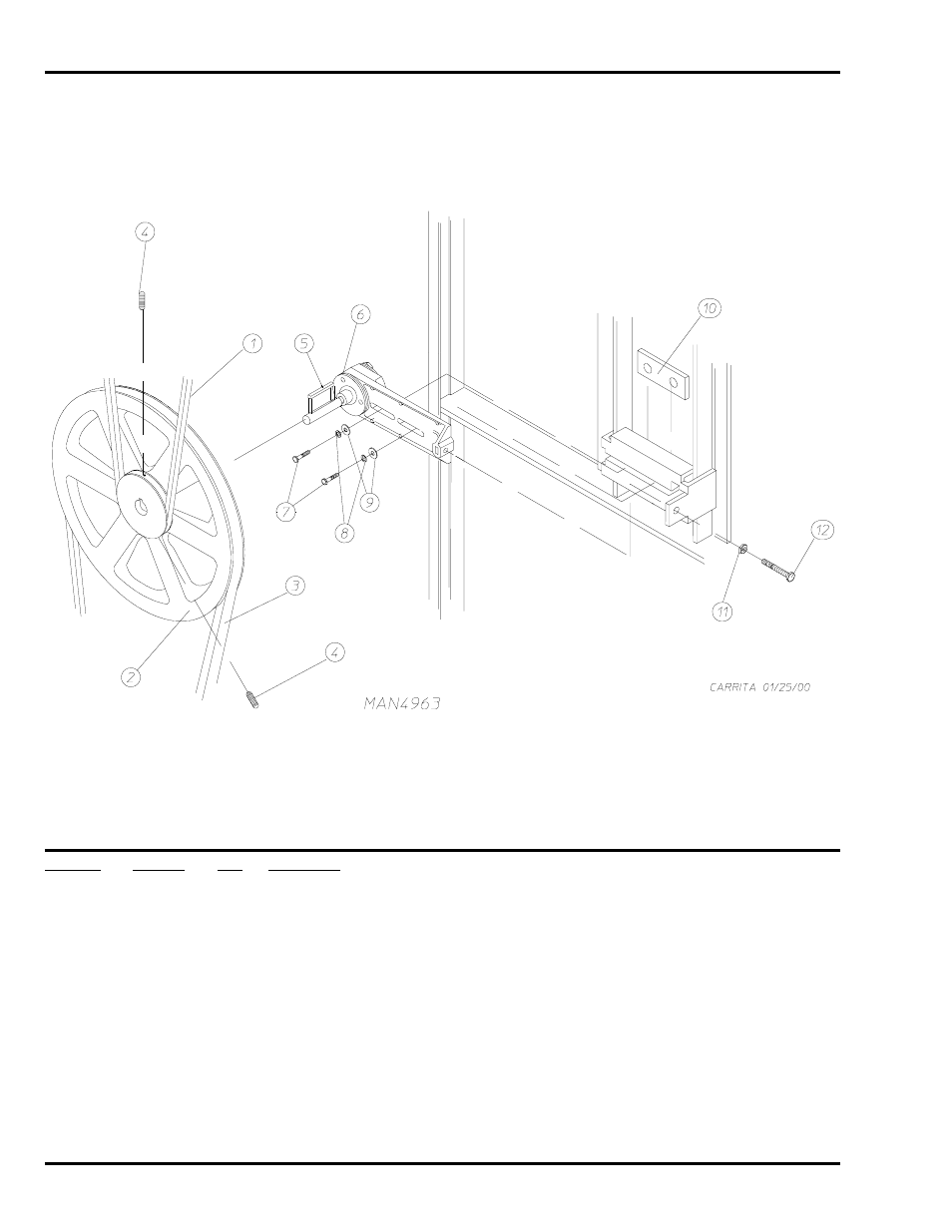 Idler bearing assembly | American Dryer Corp. AD-758V User Manual | Page 20 / 52