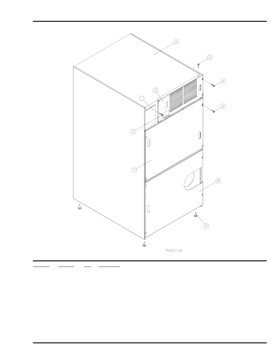 Outer top / back guard assemblies | American Dryer Corp. AD-758V User Manual | Page 47 / 52