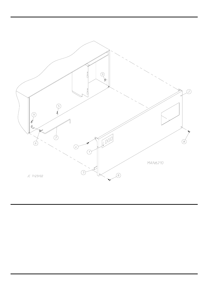 Dual timer opl control door assembly | American Dryer Corp. AD-758V User Manual | Page 6 / 52