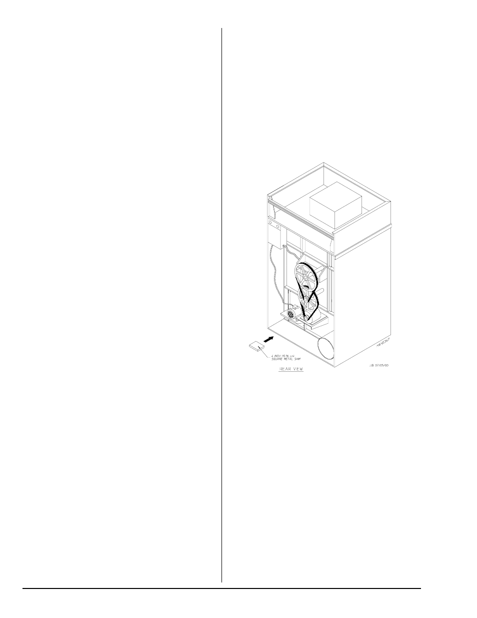 Installation procedures, Location requirements, Unpacking/setting up | American Dryer Corp. ML-130DR User Manual | Page 10 / 28