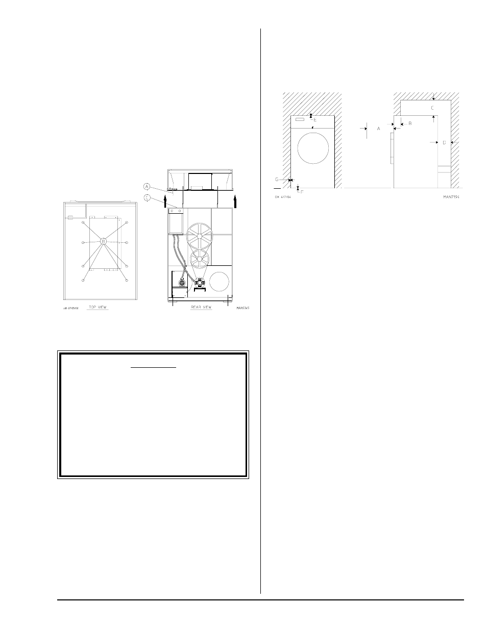 Dryer enclosure requirements, Warning | American Dryer Corp. ML-130DR User Manual | Page 11 / 28