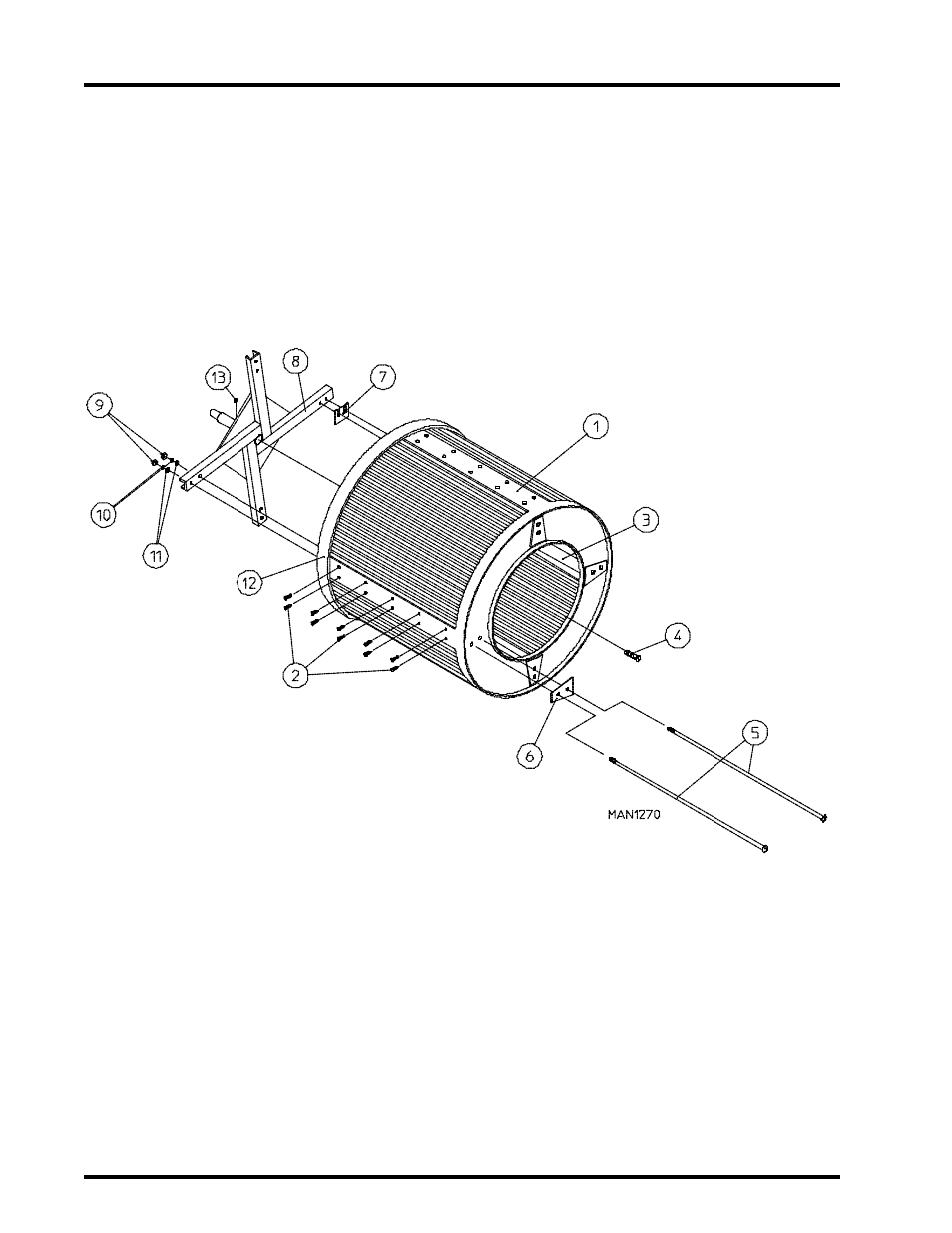 Tumbler (basket)/support assemblies | American Dryer Corp. AD-115 User Manual | Page 22 / 80