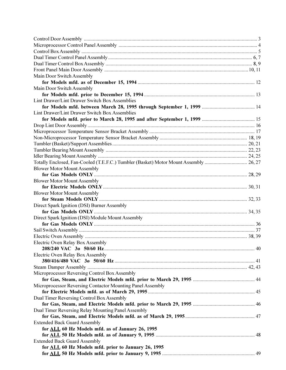 American Dryer Corp. AD-115 User Manual | Page 3 / 80