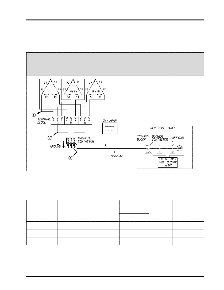 Electric oven power distribution | American Dryer Corp. AD-115 User Manual | Page 57 / 80