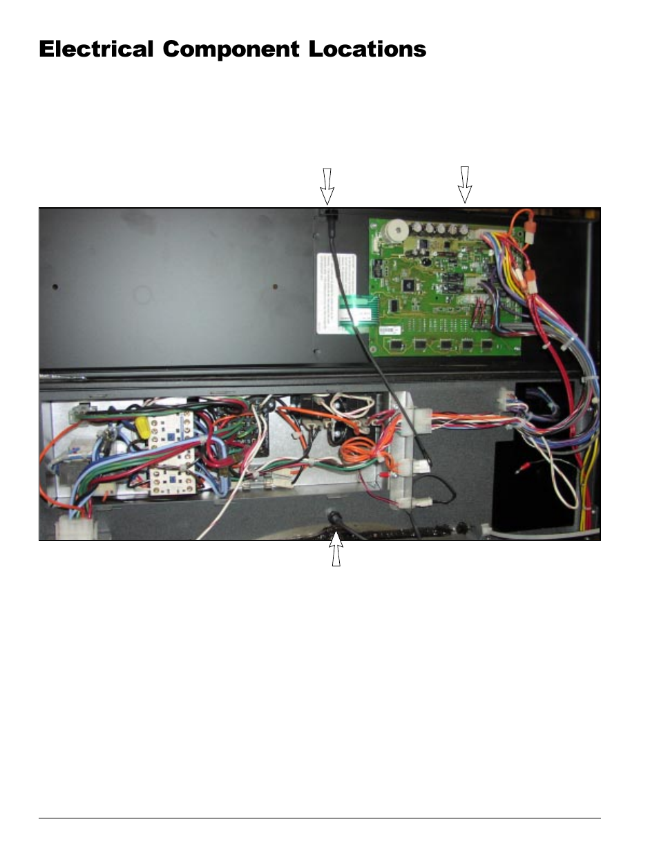 Electrical component locations, Electrical panel | American Dryer Corp. 20/31 User Manual | Page 10 / 12