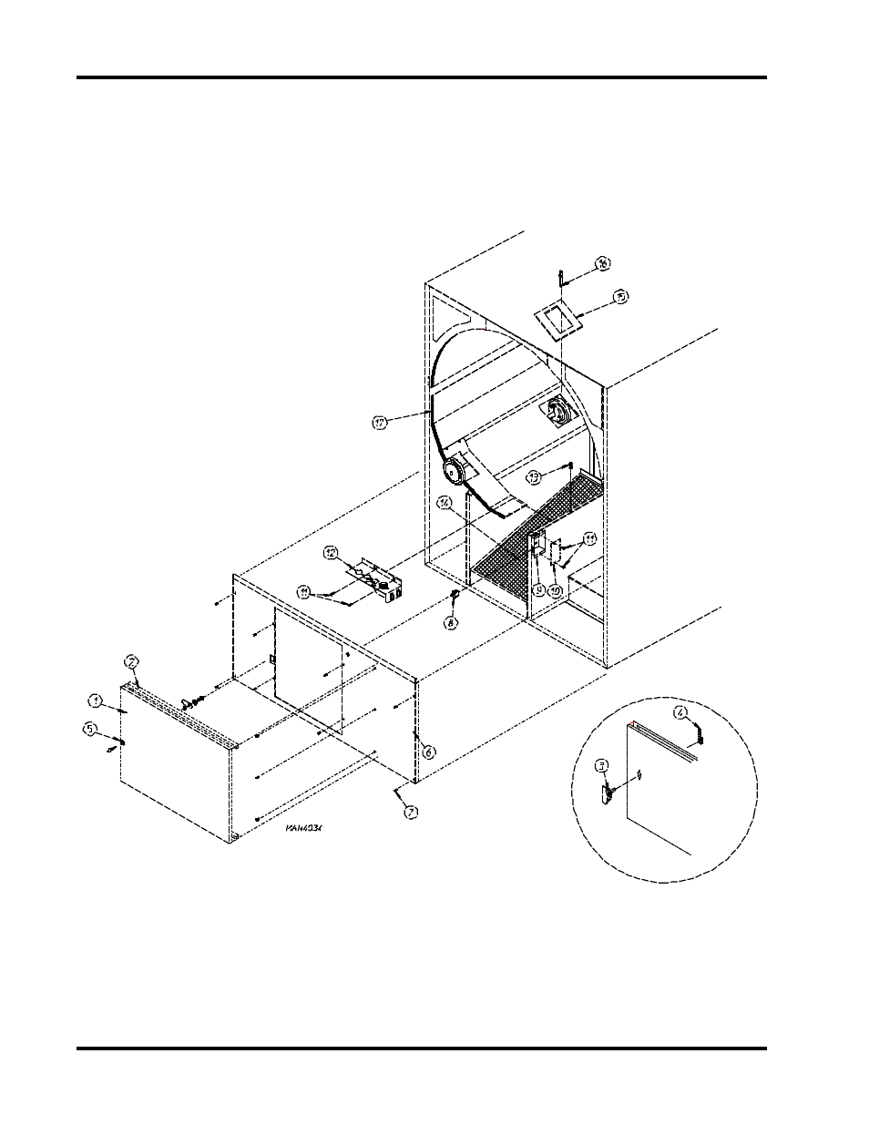 Lint door assembly , 13 | American Dryer Corp. ML-95 User Manual | Page 14 / 42