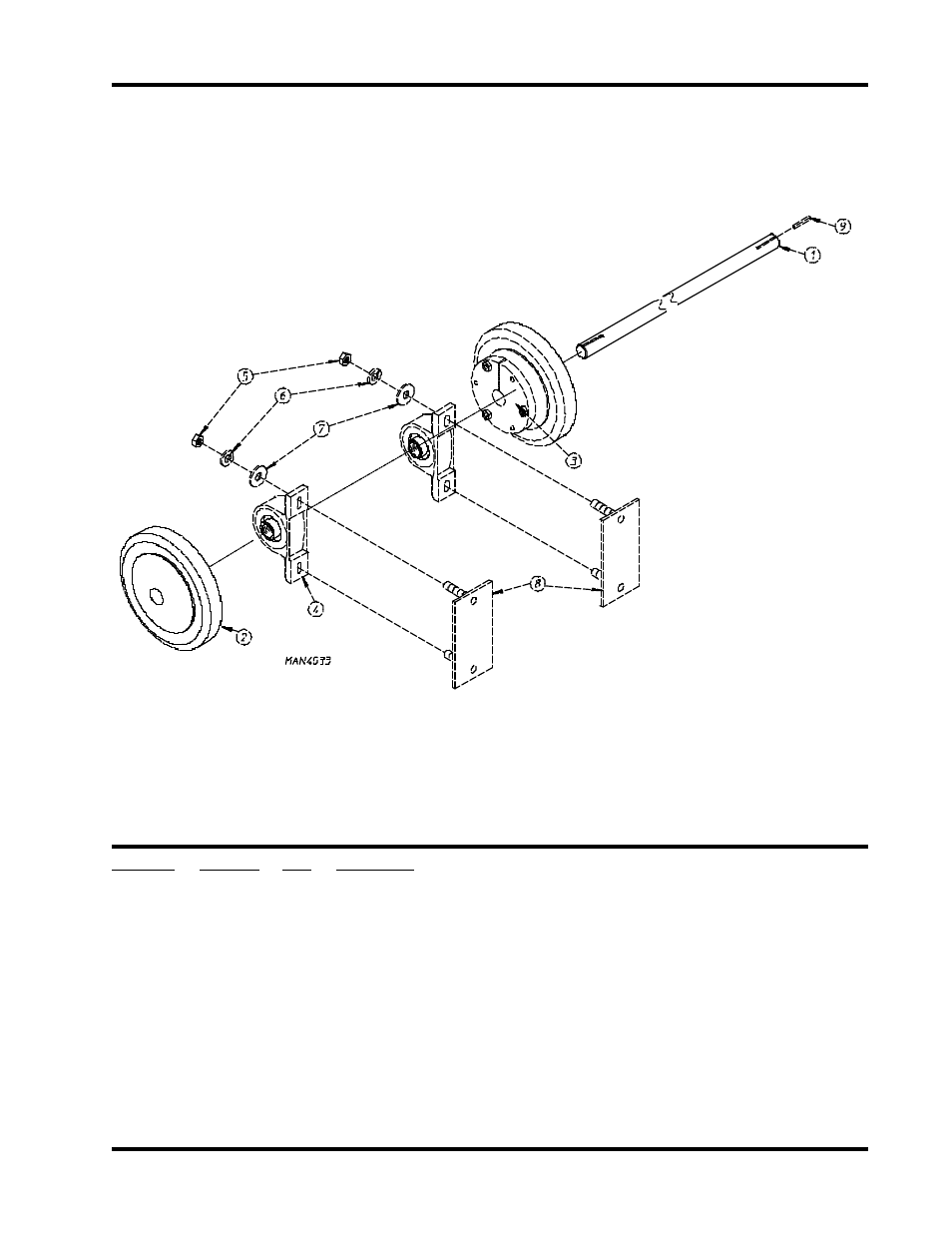 Idler shaft assembly | American Dryer Corp. ML-95 User Manual | Page 23 / 42