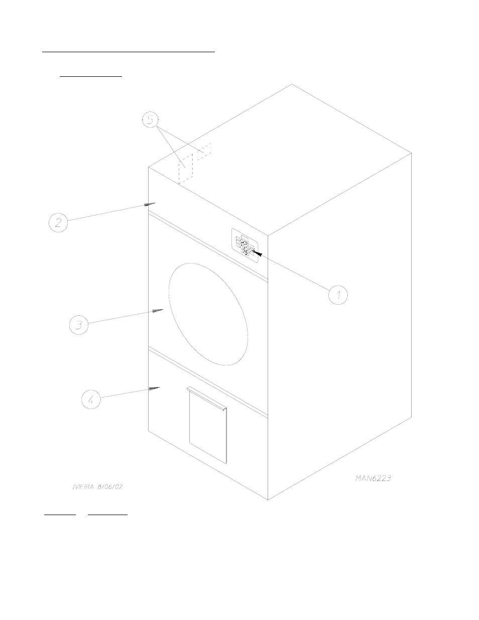 B. component identification | American Dryer Corp. AD-75V User Manual | Page 12 / 59