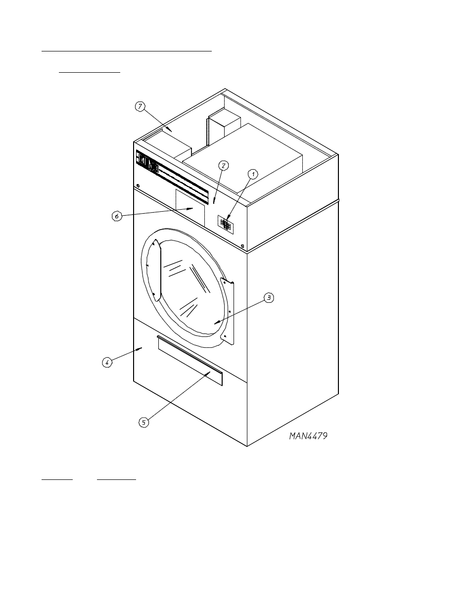 B. component identification | American Dryer Corp. ML-122D User Manual | Page 12 / 55