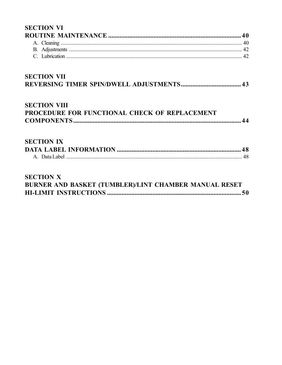 American Dryer Corp. ML-122D User Manual | Page 6 / 55