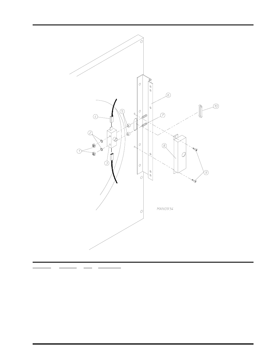 Main door switch housing | American Dryer Corp. UD-80 User Manual | Page 11 / 30