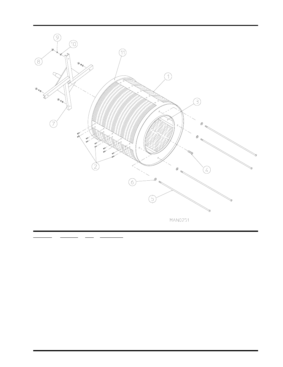 Tumbler/support assemblies | American Dryer Corp. UD-80 User Manual | Page 13 / 30
