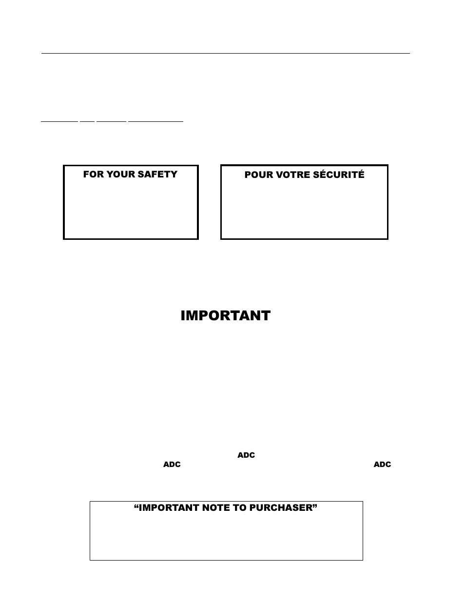 Important, Ud-80 | American Dryer Corp. UD-80 User Manual | Page 2 / 30