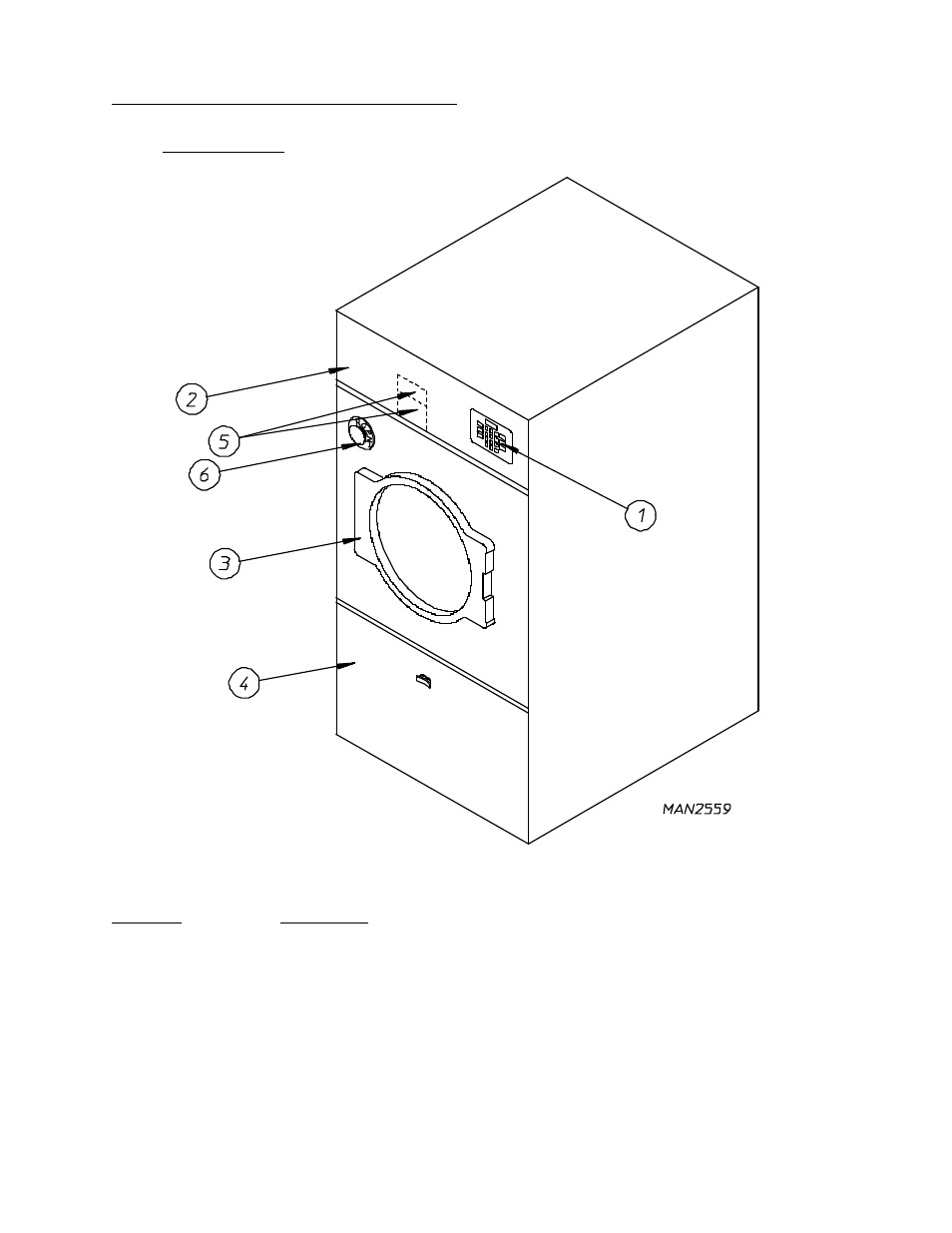 B. component identification | American Dryer Corp. Wet Wash ML-79 User Manual | Page 12 / 49