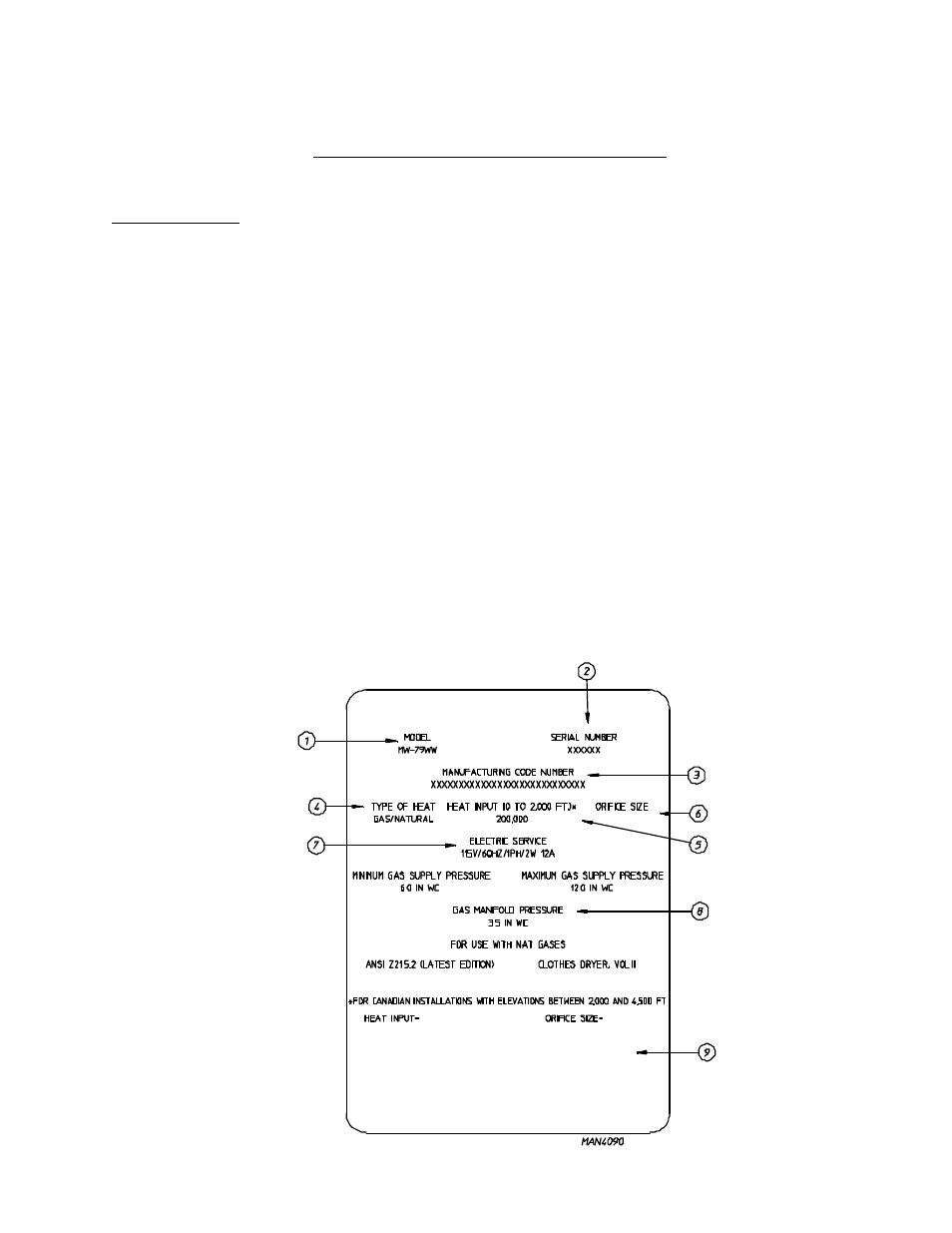 Technical information | American Dryer Corp. Wet Wash ML-79 User Manual | Page 45 / 49