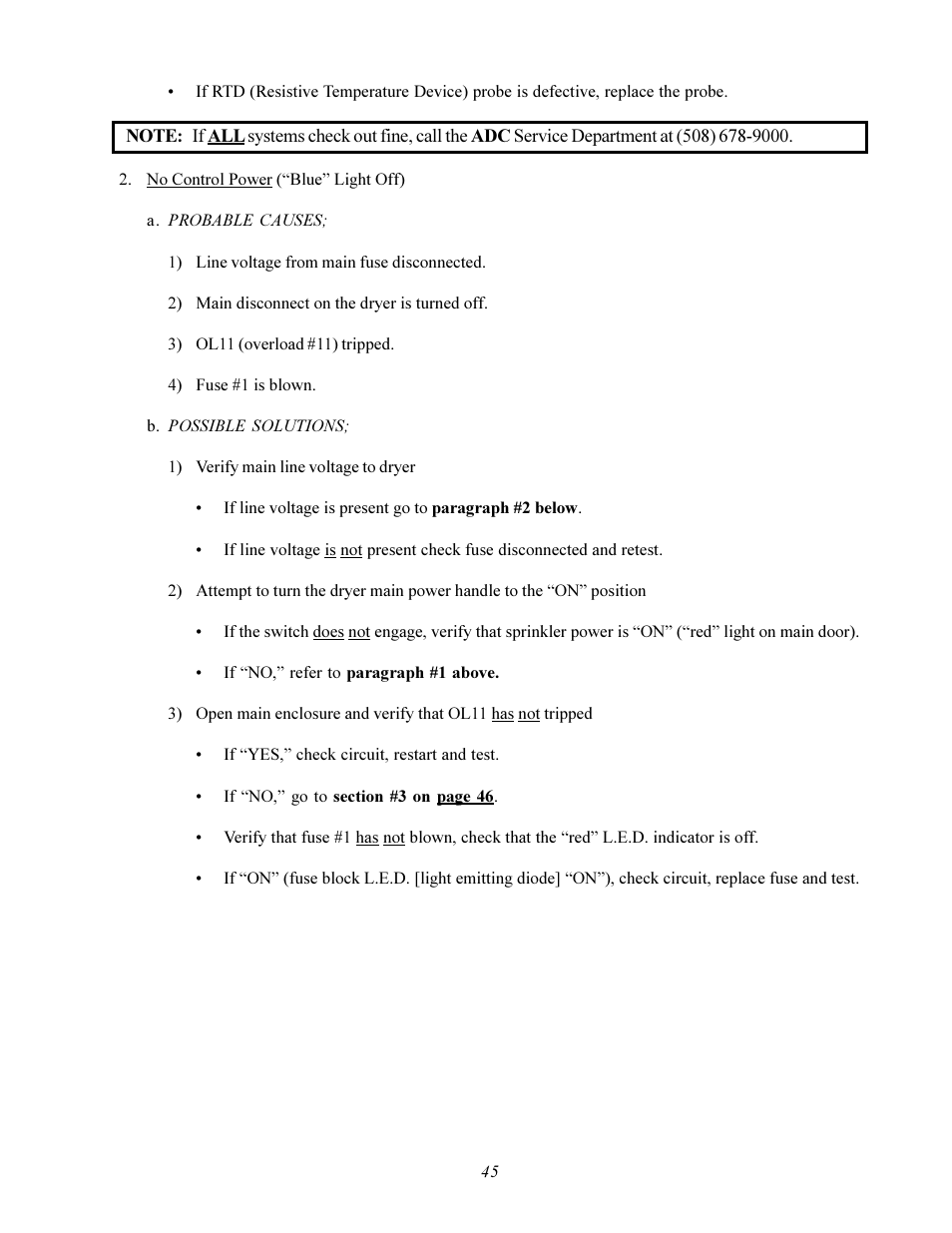American Dryer Corp. MLS-460 User Manual | Page 49 / 80