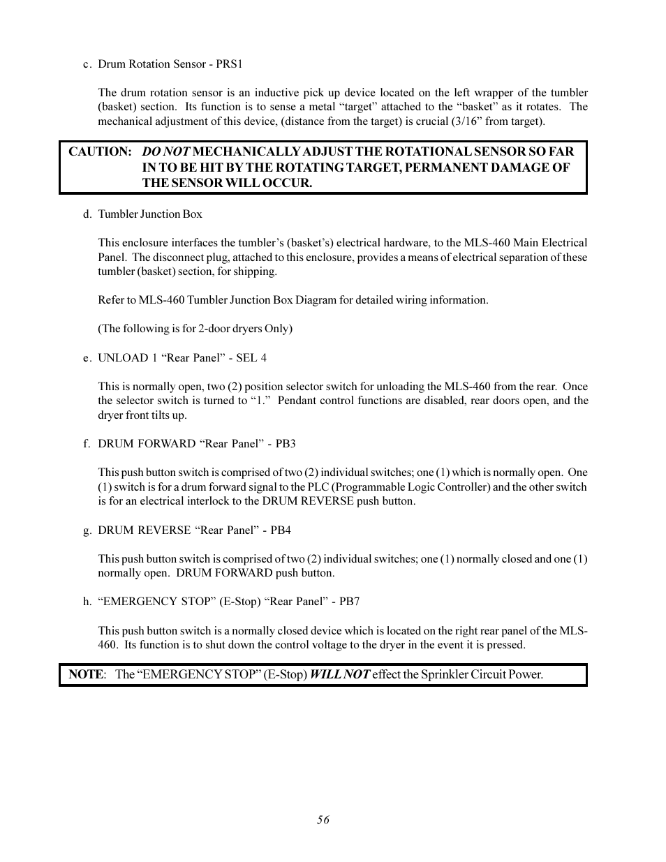 American Dryer Corp. MLS-460 User Manual | Page 60 / 80