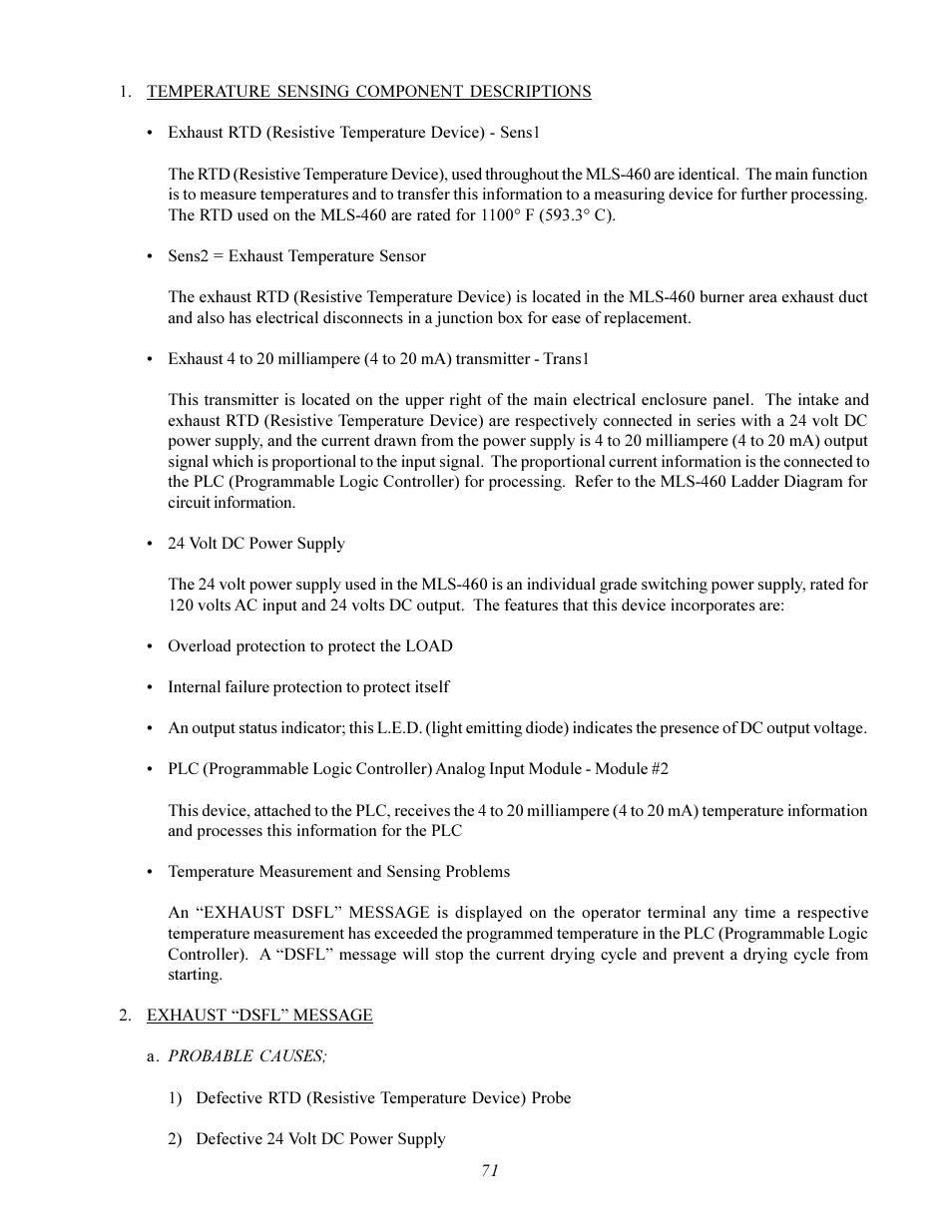 American Dryer Corp. MLS-460 User Manual | Page 75 / 80